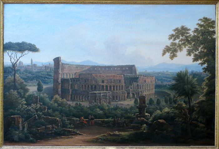 View Of The Colosseum From The Palatine Hill Rome 1816  By Fedor Mikhailovich Matveev